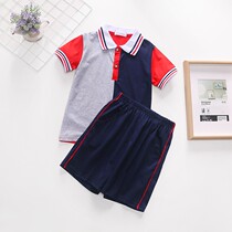 New Young Childrens Garden Suit Summer Short Sleeve Suit Men And Women Childrens Clothing Sports School Uniforms Elementary School Childrens Blouse Pants Skirt Class Clothing