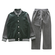Childrens clothing new college style kindergarten clothes spring and autumn sportswear school uniforms for primary and secondary school students Baseball clothes class clothes suit