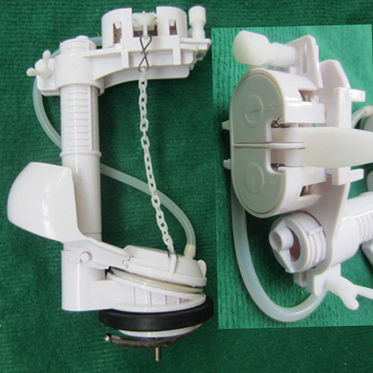 Old-fashioned double-press drain valve chain toilet low low water tank fittings water inlet valve toilet fittings