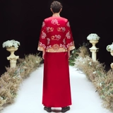 Традиционный свадебный наряд Сюхэ, вечернее платье, свадебное платье, коллекция 2022, дракон и феникс, китайский стиль, большой размер