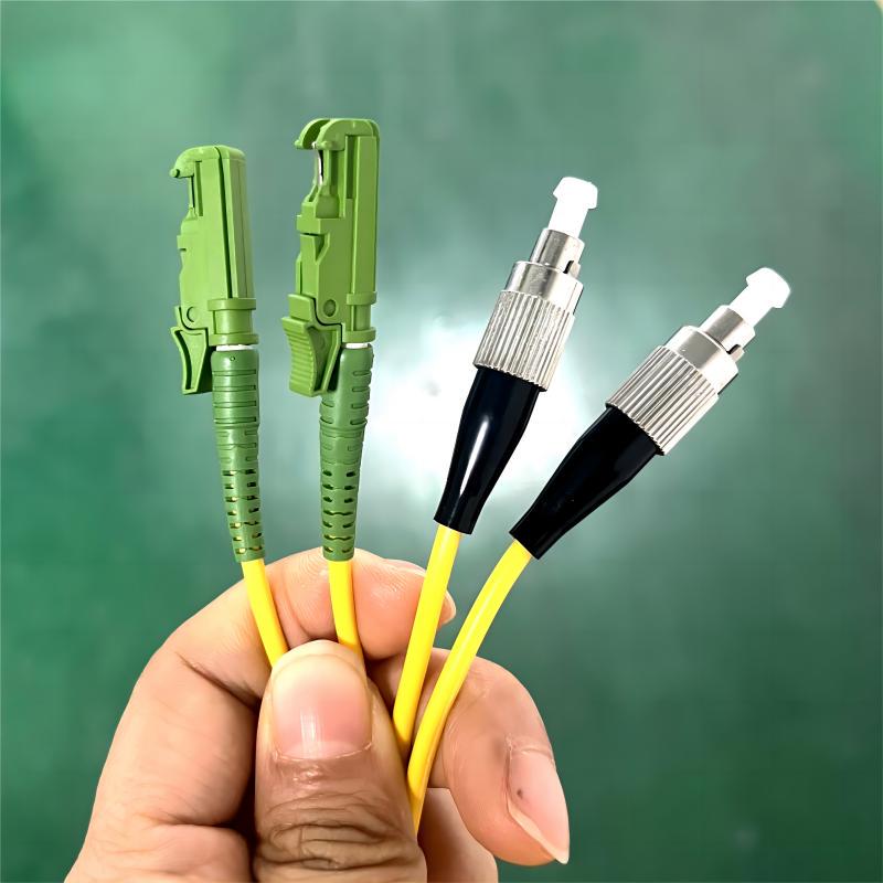 Single-Mode Single-Core E2000/Apc-Fc/Lc/Sc/St Fiber Optic Patch Cord Lsh Fiber Optic Cable E2K Pigtail Extension Cable