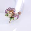 Chinese Style 2026 New Elegant and Exquisite Enamel Brooch Chinese Style Peony High-End Brooch Women's Pin