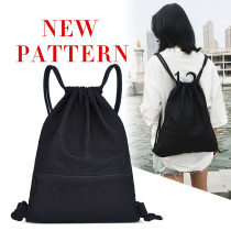 Travel backpack female 2020 new casual large capacity drawstring bag drawstring bag male travel bag sports event bag