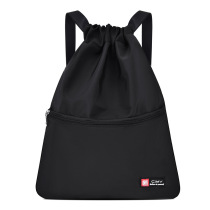 Oxford cloth drawstring pocket fitness bag 2020 new large capacity drawstring backpack womens sports travel bag handbag