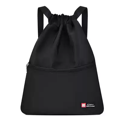 Oxford Cloth Pocket Fitness Bag 2020 New Large Capacity Drawstring Back Bag Women's Sports Travel Bag Hand bag