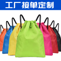 Custom drawstring backpack womens simple fitness backpack 2020 new large capacity travel bag Oxford cloth drawstring pocket