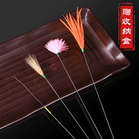 1 Серебряная игольчатая куриная волоса+1 красочные волосы гуси+серебряная игла Плачковая Кран 1+Серебряная игольчатая лошадь хвост (случайный цвет)