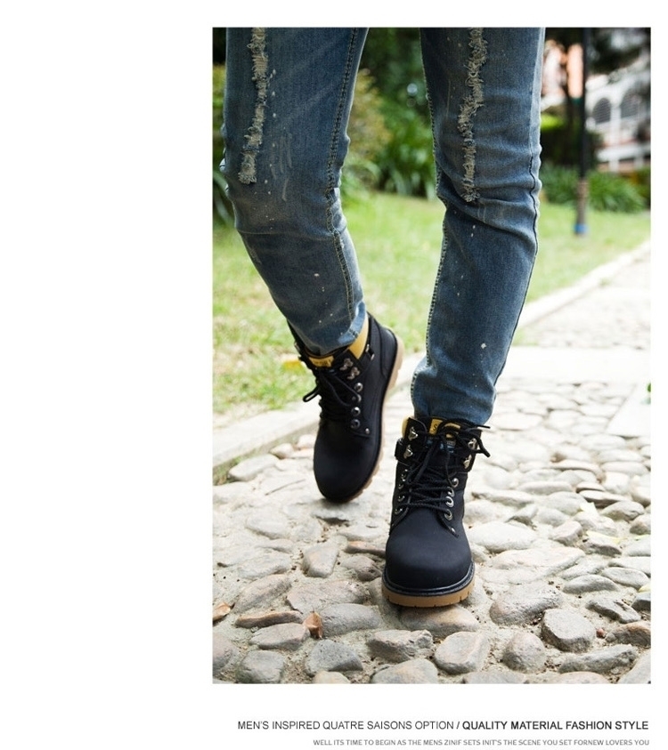 Của nam giới giày mùa xuân Martin khởi động của nam giới mang boots thở cao khởi động của nam giới sa mạc khởi động khởi động dụng cụ khởi động của nam giới khởi động