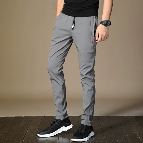 Мужские демисезонные утепленные спортивные трендовые штаны для отдыха, свободный прямой крой, коллекция 2023