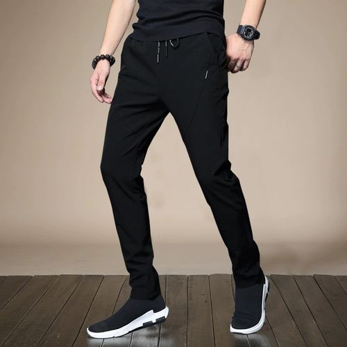 Мужские демисезонные утепленные спортивные трендовые штаны для отдыха, свободный прямой крой, коллекция 2023