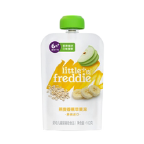 Little Freddie 小皮燕麦香蕉苹果泥100g 袋