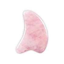 Pink crystal jade scraping board for facial beauty and whole body universal shaving board for lifting eyes and pulling stick for face