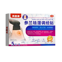 BEINGMATE ginseng orchid dehumidification menstrual patch 5 patches box