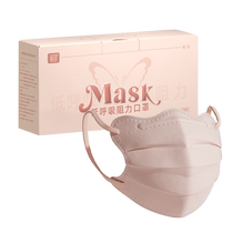 Masque à très faible résistance respiratoire papillon rose 20 pièces emballées individuellement