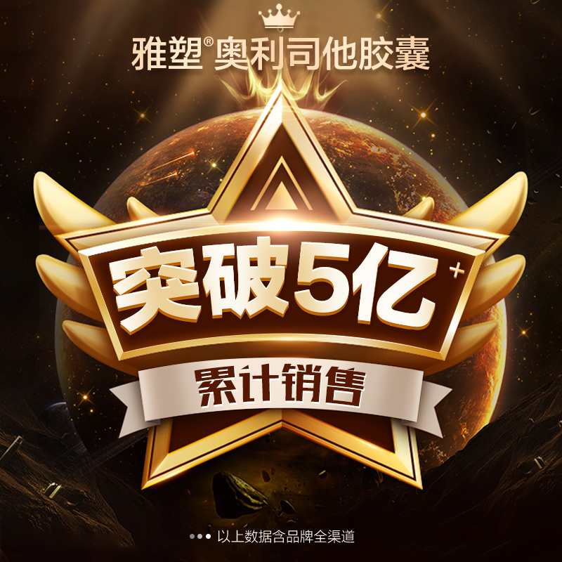 雅塑 奥利司他胶囊 96粒 送面膜+多维片+咖啡 图3