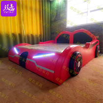 Themed Hotel Double Car Spice Bed Featured Guesthouse Lovers Shock Bed Smart Electric Water Mattress Manufacturer