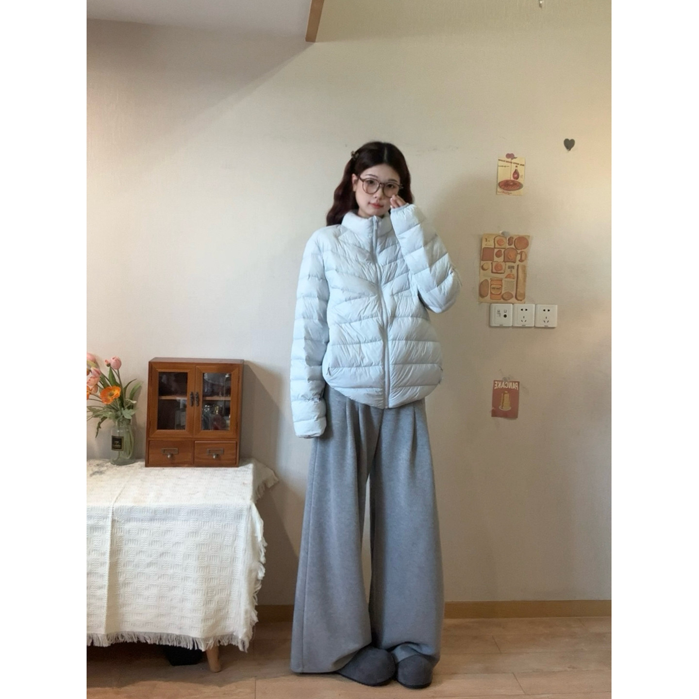 赫度 独特巨好看潮流2025年新款冬季90白鸭绒高充绒排骨羽绒服女