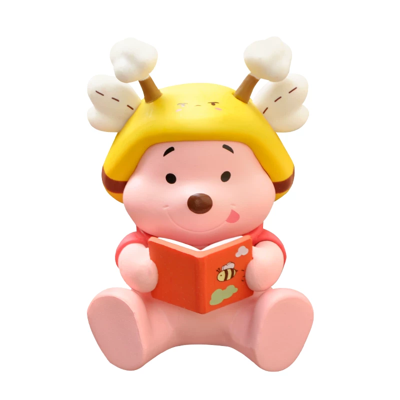 Аниме Pooh Bear Bear серия игры слепая коробка милый девочка сердце настольное торт украшение качели