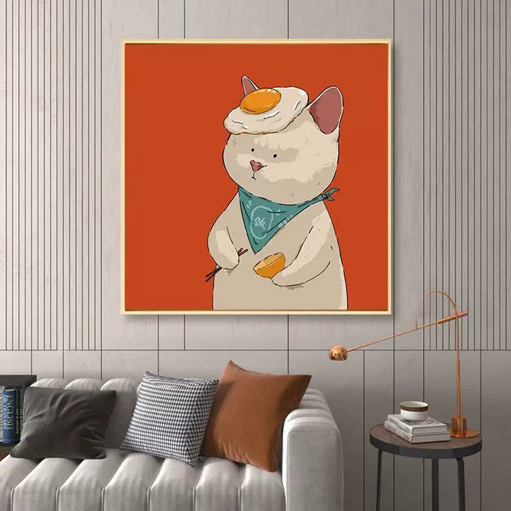 Cartoon cute sofa for bed, for beloved, cat