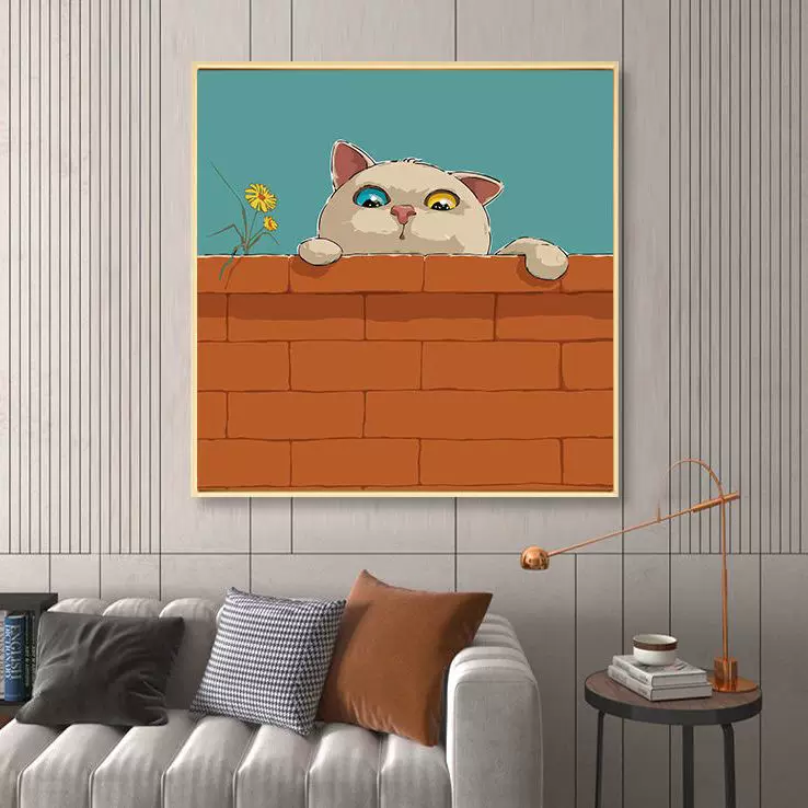 Cartoon cute sofa for bed, for beloved, cat