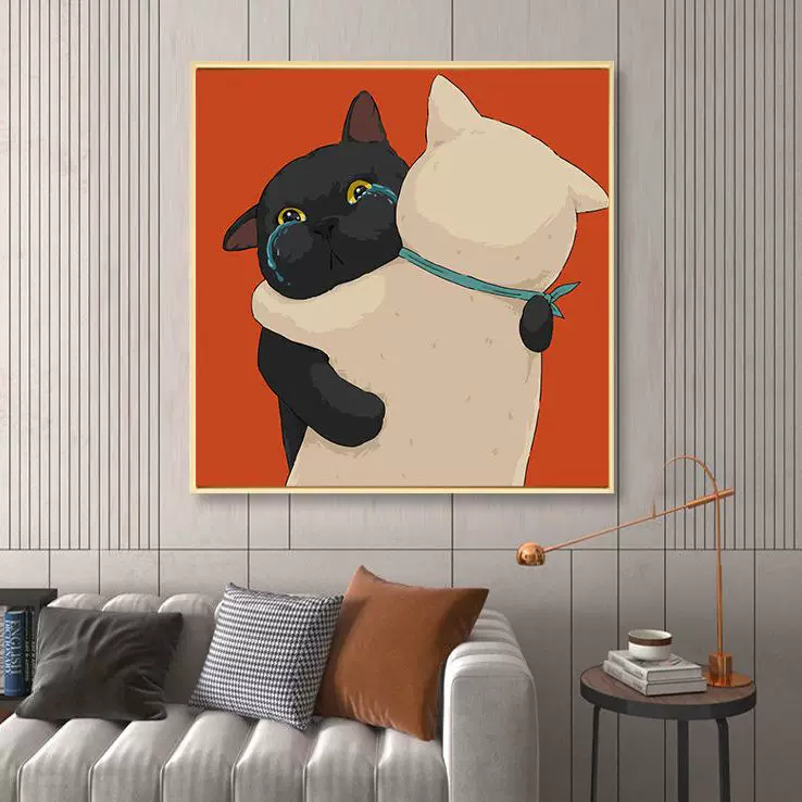 Cartoon cute sofa for bed, for beloved, cat