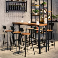 Quầy bar bàn ghế bar nói chuyện thời trang nhà món tráng miệng cửa hàng phục vụ bàn tường bàn cà phê kết hợp đồ nội thất phòng khách - Giải trí / Bar / KTV đèn thả quầy bar