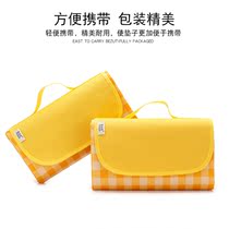 ins Wind outdoor portable spring and autumn tour picnic moisture-proof cushion cloth waterproof non-dip grass picnic mat travellers thickened