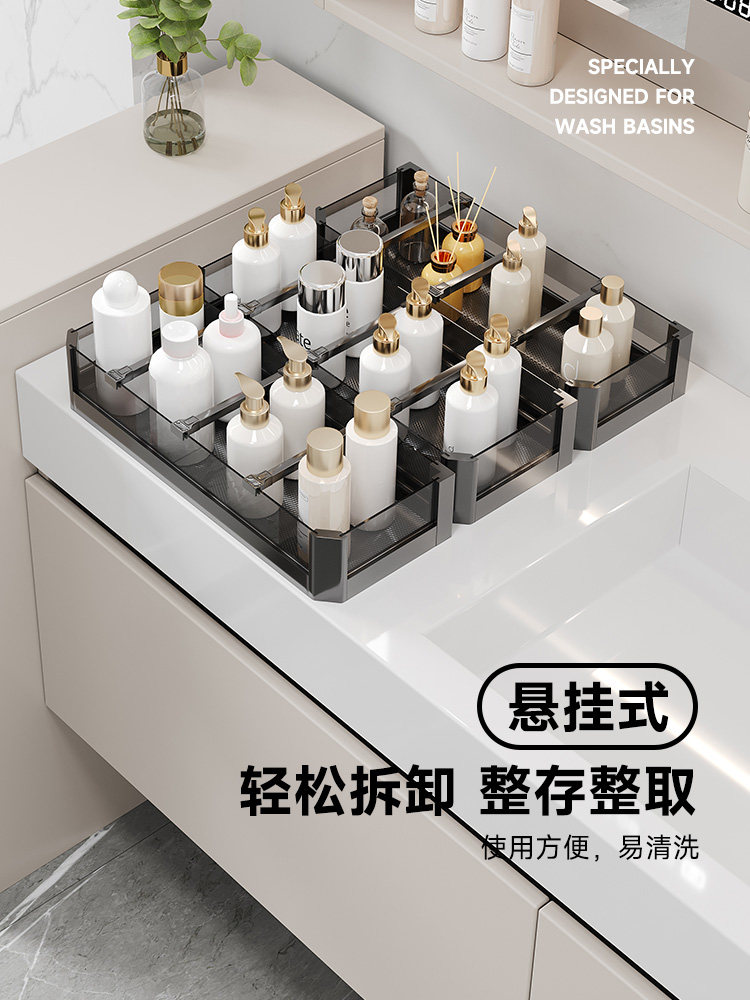 Murini Bathroom Half-Wall Pull Basket Kitchen Cabinet Drawer-Type Extremely Narrow Cabinet Side Pull Basket Pull-Out Bathroom Cabinet Side Cabinet