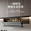 Slotted Wall Cabinet Pull Basket Kitchen Cabinet Aluminum Alloy Space Capsule Storage Box Dish Storage Seasoning Basket Vegetable Preparation Rack