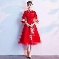 Красный, длинный, средней длины