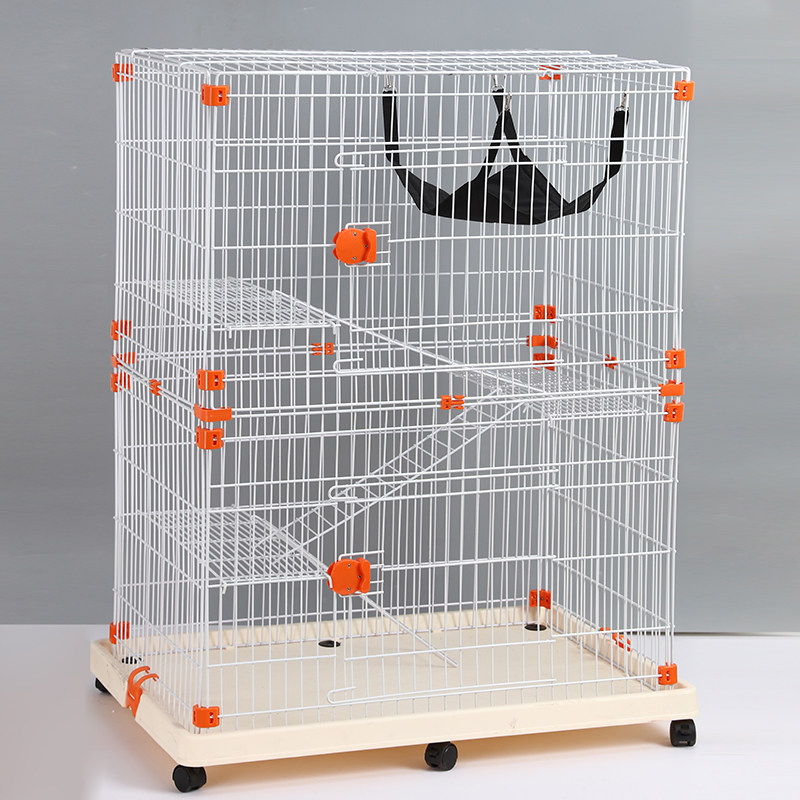 Trick or treat folding cat cage double-layer three-story cat house home cat cage cat house indoor large pet villa