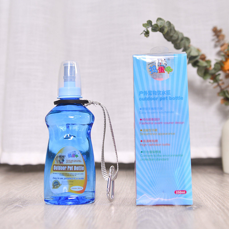 Mash Egg Pet Pooch Dog Accompanying Away Kettle Supplies Outdoor Feeding Water Drinker Teddy Portable Water Bottle