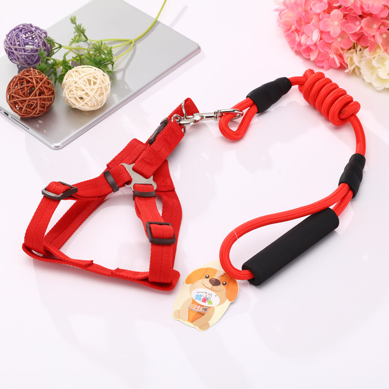 Trick or treat dog leash dog chain walking dog rope collar cat rope small dog medium large teddy cat