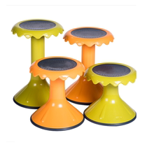 Kindergarten special fitness twist stool Leisure desk chair Childrens adult chair Plastic stool Simple chair