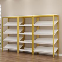 Cosmetics display cabinet supermarket shelf multi-layer nail art display shelf shoe store sample color plate display rack