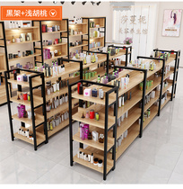 Nakajima cabinet display stand double-sided supermarket shelf display rack multi-layer snack rack cosmetics mother and baby products display cabinet