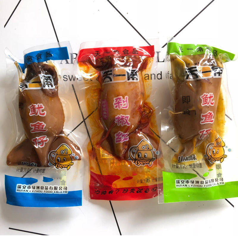 Day corner squid Tsai Wenzhou Zero food 250g 500g Taste Original Mountain Peppers Chopped Pepper with Bulk Ink Fish