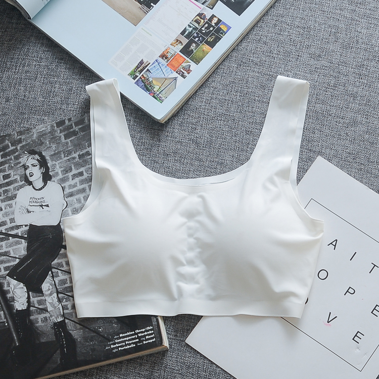 Băng lụa đen chống sáng đẹp lưng quấn ngực ống ngực với áo ngực bra dây đeo kiểu vest thể thao chạm đáy quần lót nữ bikini đẹp