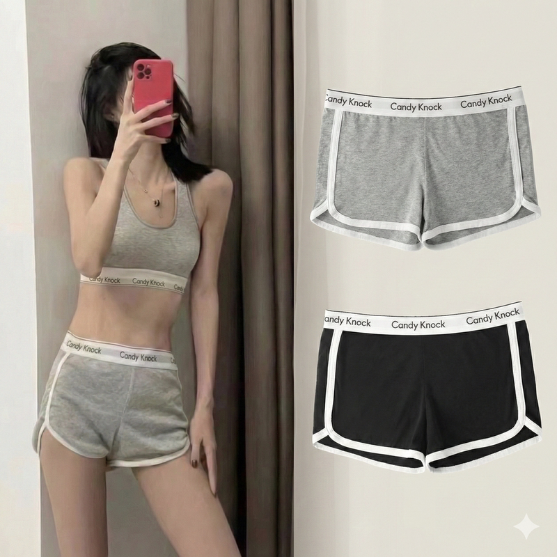 The Same Style as the Foreign Trade Counters, Women's Summer Fashion Sports Shorts, Student Fitness Casual Running Yoga Pants, Home Hot Pants