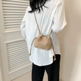 Модная сумка, шелковистая цепь, в корейском стиле, на шнурках, на цепочке