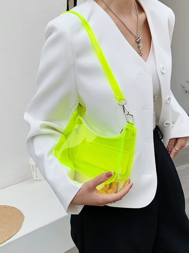 Летняя сумка через плечо, прозрачная модная сумка на одно плечо, ремешок для сумки, сумка подмышку, в корейском стиле