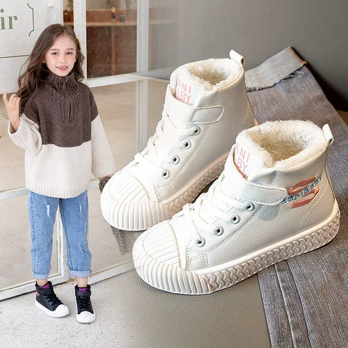 Демисезонная обувь, высокие утепленные зимние детские кроссовки, 2020