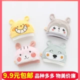 Детская осенняя тонкая хлопковая милая демисезонная шапка для новорожденных