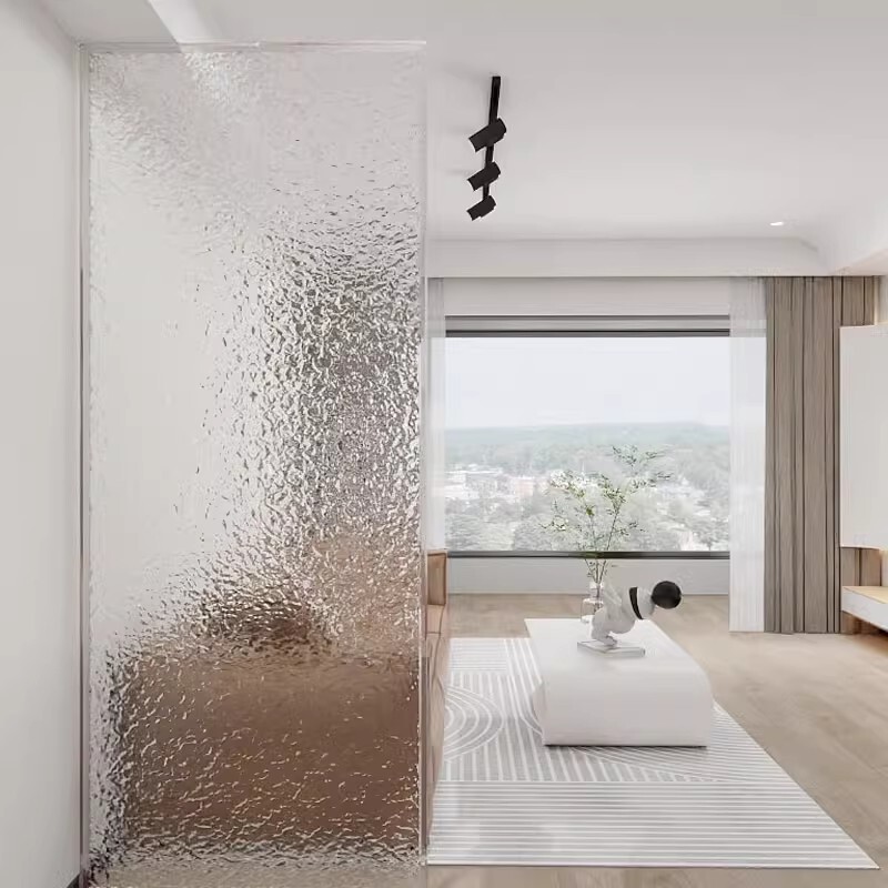 Acrylic Screen Partition, Changhong Glass, Bathroom Sink, Bathroom, Living Room, Simple Entryway Half-Wall Foyer