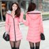 Jacket bông độn Winter-Trung bình Dài Xuống Ladies của phụ nữ 