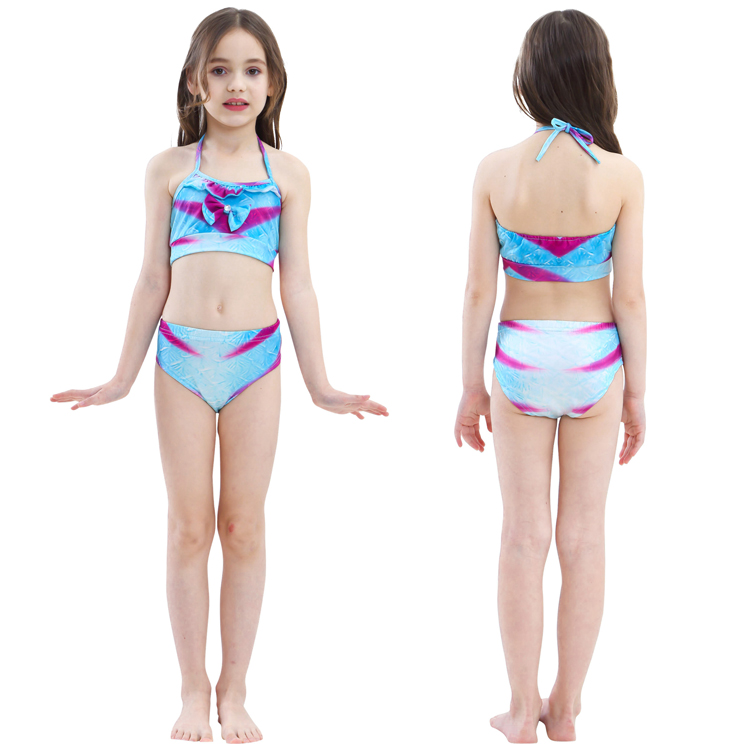 Nàng tiên cá Đuôi Quần Áo Bơi Cô Gái Riêng Biệt Swimsuit Set Trẻ Em Mặc Công Chúa Mặc Bikini Cô Gái Áo Tắm