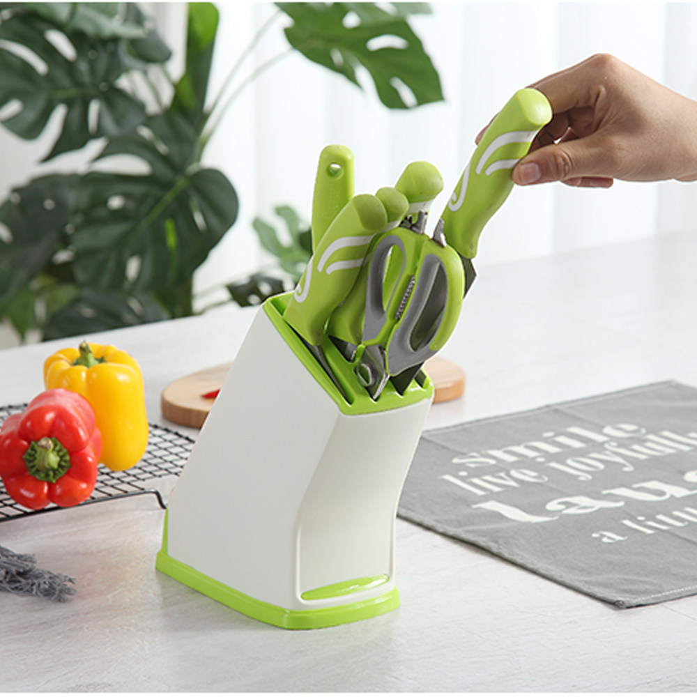 Home Multi-functional plastic kitchen knife rack kitchen knives containing layer shelf Knife Holder Knife Holder Knife Holder Knife Holder tool holder