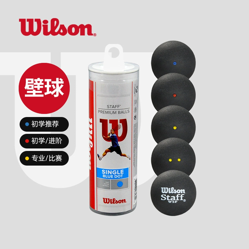 Wilson Wilson Squad Squad Junior Study/Advanced Training/Professional Competition Blue Dot Double Yellow Point Conned Global