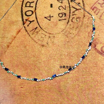 Guomao jewelry 18K gold natural sapphire emerald pendant Diamond group set clavicle chain necklace necklace custom