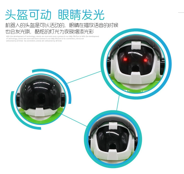 Thông minh robot đồ chơi trẻ em ánh sáng âm nhạc giáo dục sớm giáo dục câu đố đa chức năng câu chuyện máy chàng trai và cô gái quà tặng robot thông minh chính hãng